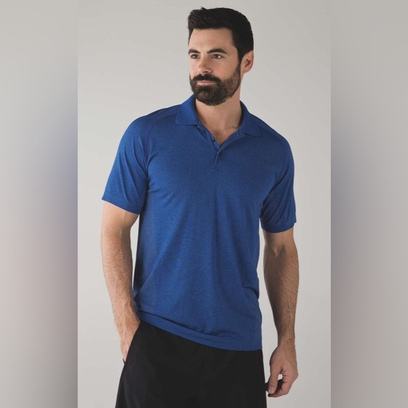 lululemon athletica Other - Lululemon Metal Vent Tech Polo
Dark Cobalt EUC